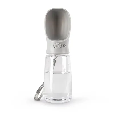 lionto tragbare, auslaufsichere Hundetrinkflasche aus ABS-Kunststoff