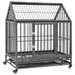vidaXL cage pour chien Acier