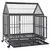 vidaXL cage pour chien Acier