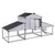 vidaXL poulailler Aluminium