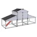 vidaXL poulailler Aluminium