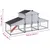 vidaXL poulailler Aluminium