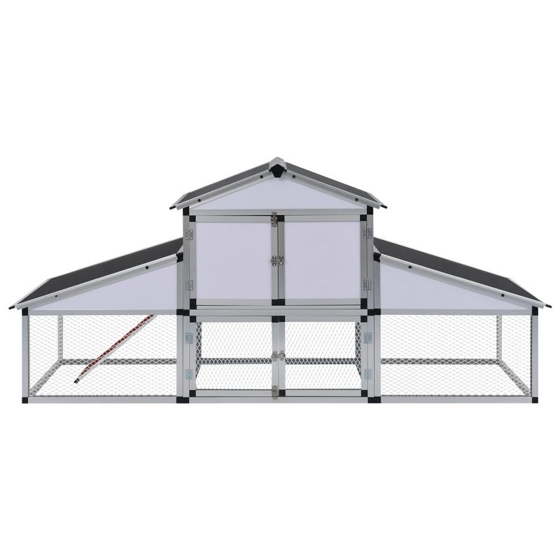 vidaXL poulailler Aluminium