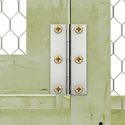 vidaXL cage à poules Pinède imprégnée