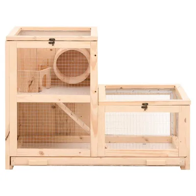 vidaXL cage à hamster Bois