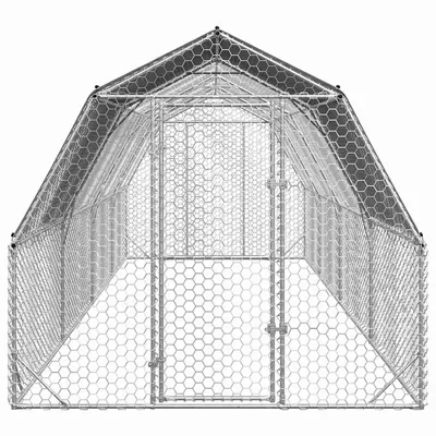 vidaXL poulailler Acier