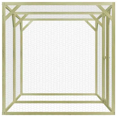 vidaXL cage à poules Pinède imprégnée