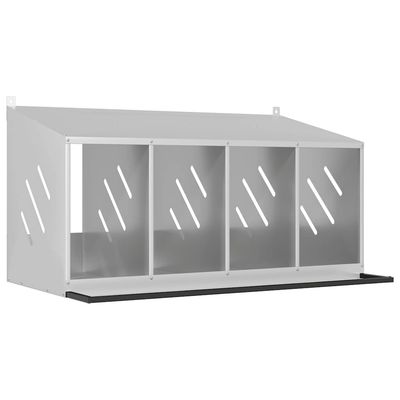 vidaXL nichoir à poules Métal