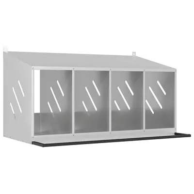 vidaXL nichoir à poules Métal