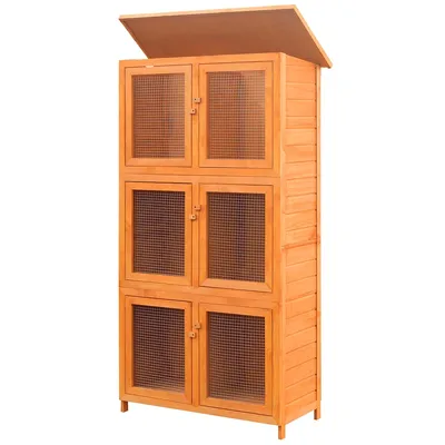 vidaXL cage pour animaux Bois