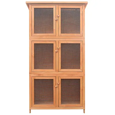 vidaXL cage pour animaux Bois