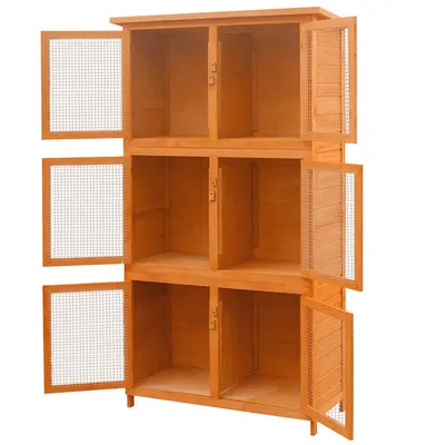 vidaXL cage pour animaux Bois