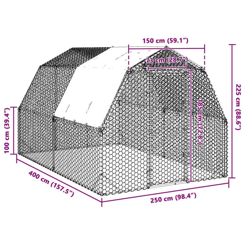 vidaXL poulailler