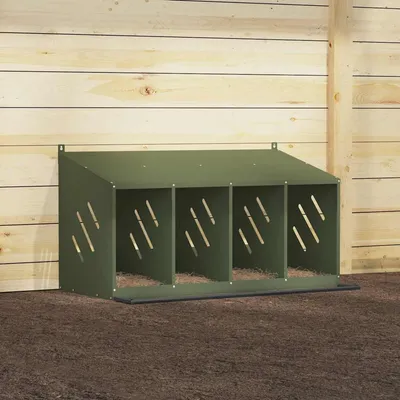 vidaXL nichoir à poules Métal