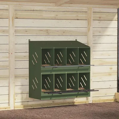 vidaXL nichoir à poules Métal