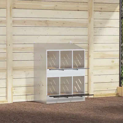 vidaXL nichoir à poules Métal