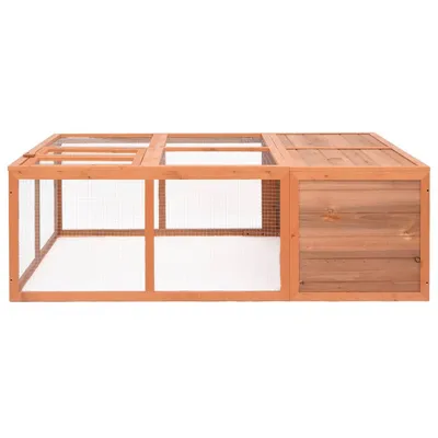 vidaXL cage pour animaux de jardin Bois