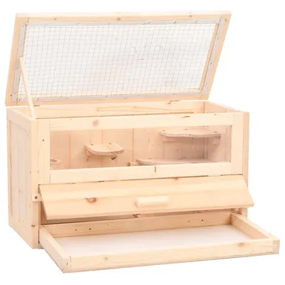 vidaXL cage à hamster Bois