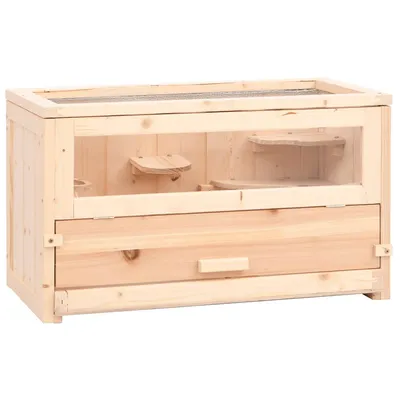 vidaXL cage à hamster Bois