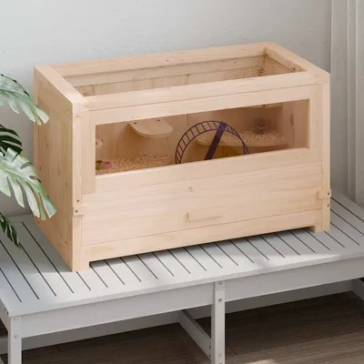 vidaXL cage à hamster Bois