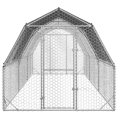vidaXL poulailler Acier
