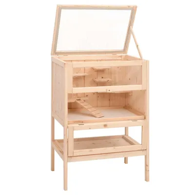 vidaXL Cage à hamster Bois