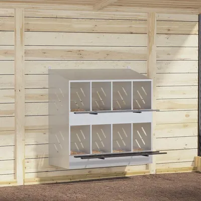 vidaXL nichoir à poules Métal