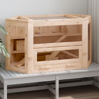 vidaXL cage à hamster Bois