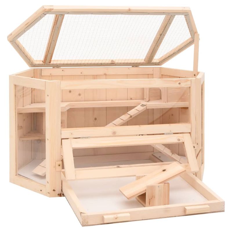 vidaXL cage à hamster Bois
