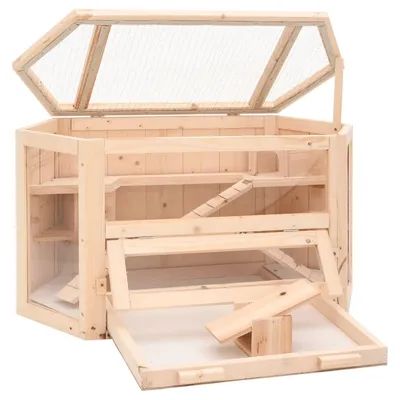 vidaXL cage à hamster Bois