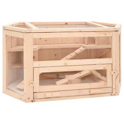 vidaXL cage à hamster Bois