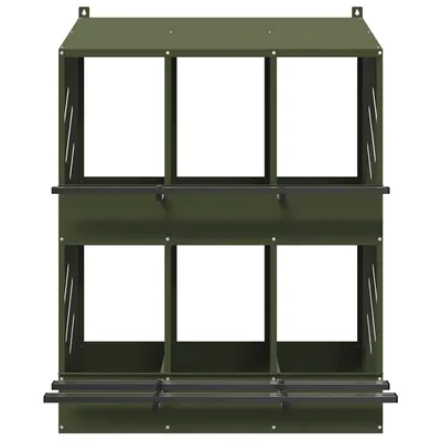 vidaXL nichoir à poules Métal