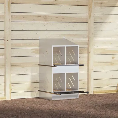 vidaXL nichoir à poules Métal