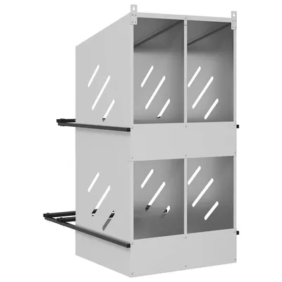 vidaXL nichoir à poules Métal