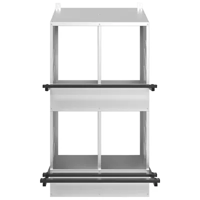 vidaXL nichoir à poules Métal