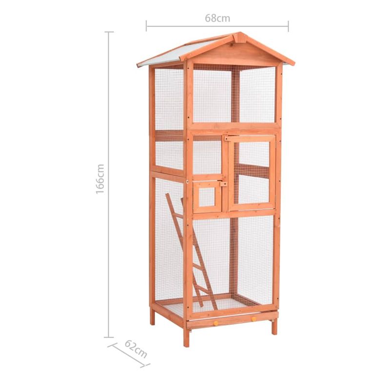 vidaXL cage à oiseaux