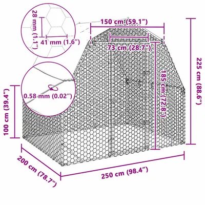 vidaXL poulailler Acier vidaXL poulailler Acier