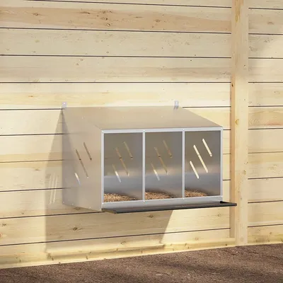 vidaXL nichoir à poules Métal