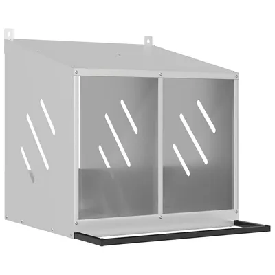 vidaXL nichoir à poules Métal