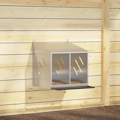 vidaXL nichoir à poules Métal