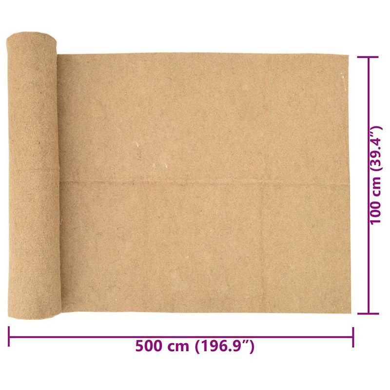 vidaXL tapis de chanvre