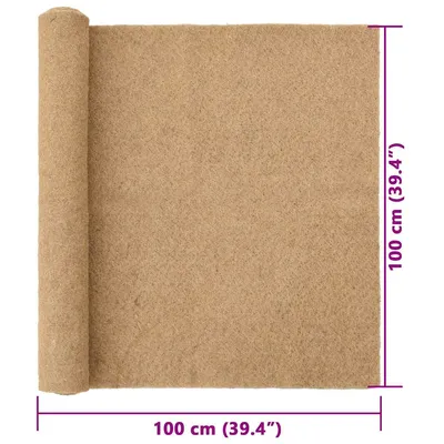 vidaXL tapis en jute Jute vidaXL tapis en jute Jute