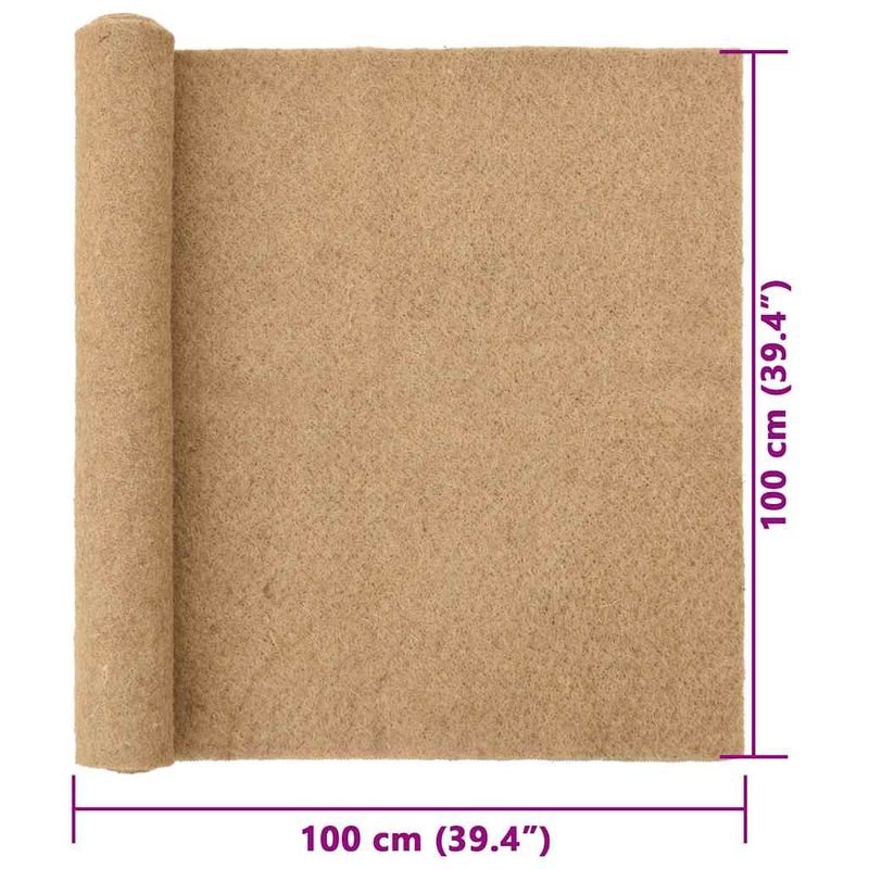 vidaXL tapis de chanvre