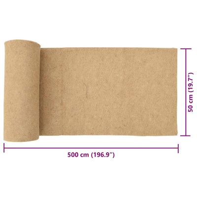 vidaXL tapis en jute Chanvre
