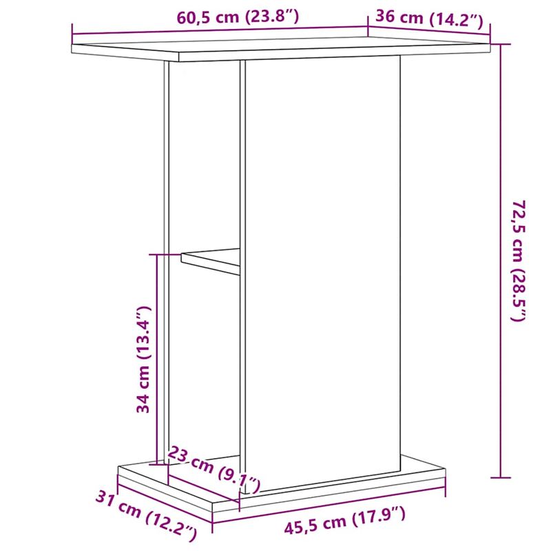 vidaXL support pour aquarium