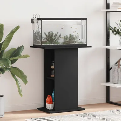 vidaXL support pour aquarium Bois d'ingénierie