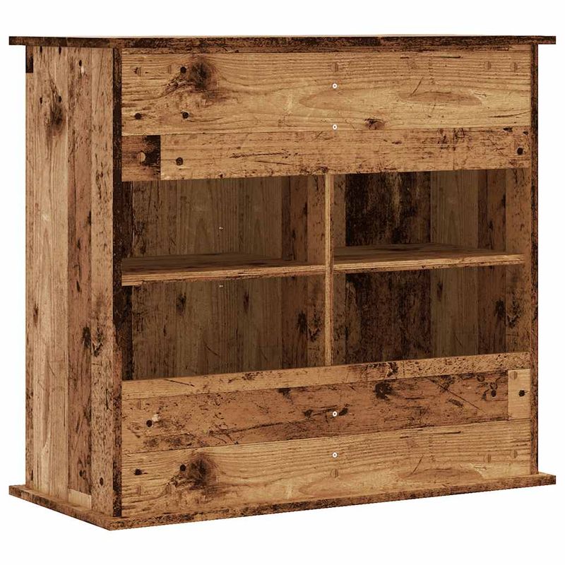 vidaXL support pour aquarium Bois d'ingénierie