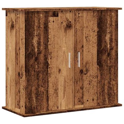 vidaXL support d'aquarium Bois d'ingénierie