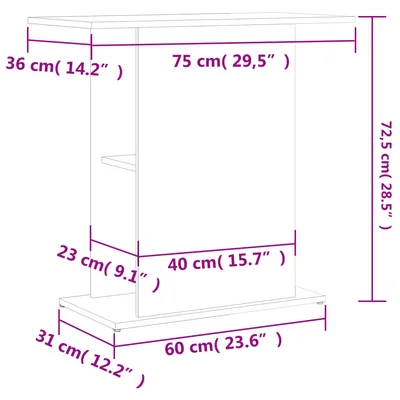 vidaXL support pour aquarium