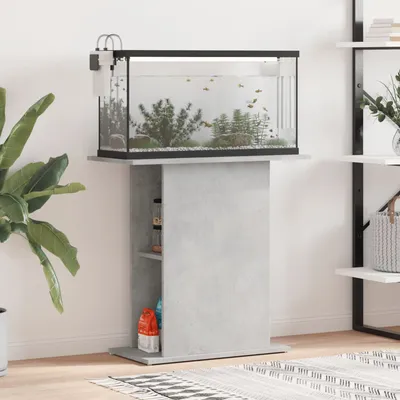 vidaXL support pour aquarium Bois d'ingénierie